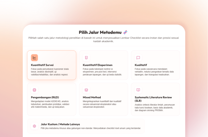 Screenshot Pilih Jalur